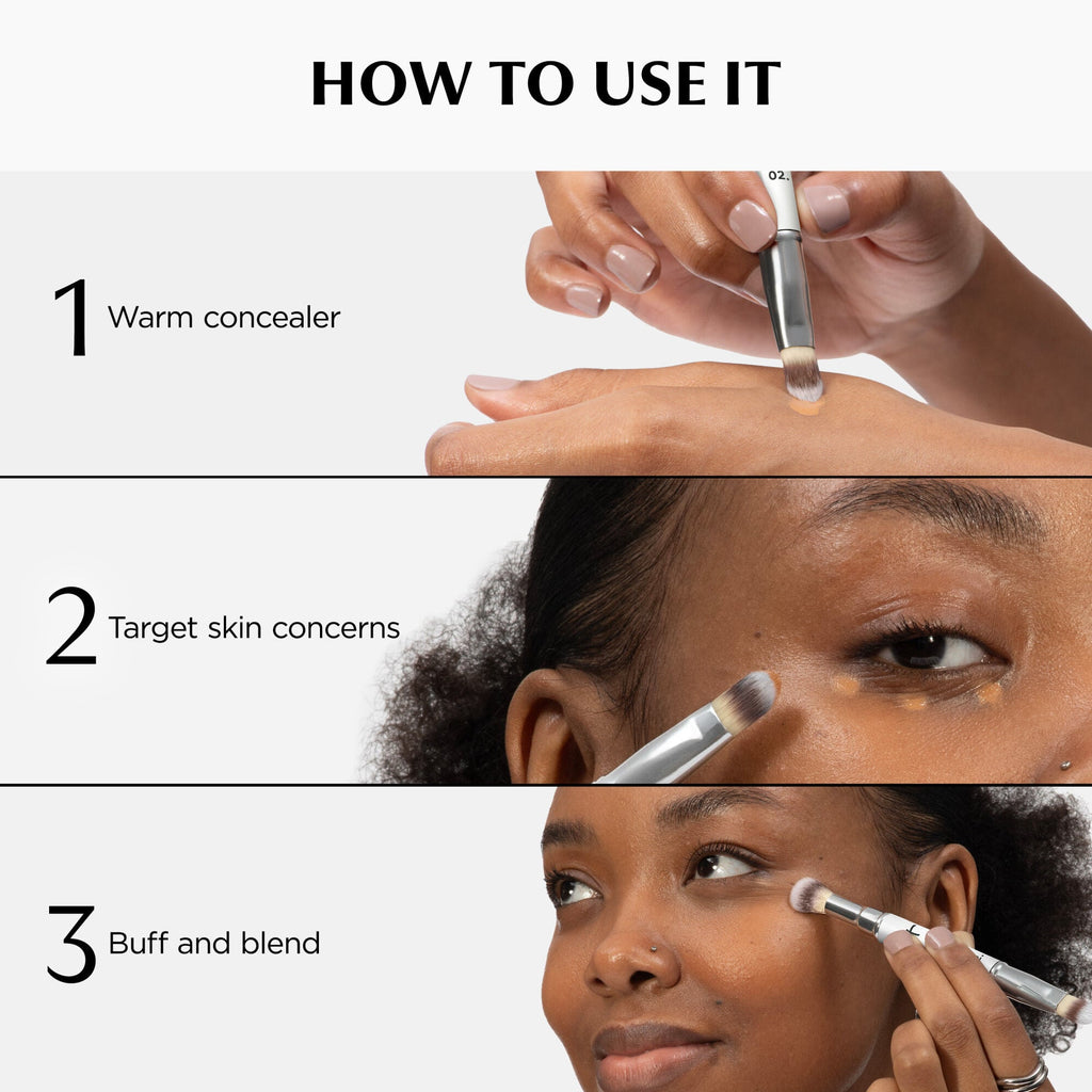 Heavenly Luxe Dual Airbrush Concealer Brush  #2