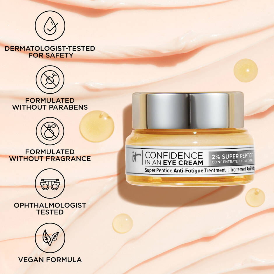 Confidence in an Eye Cream Anti-Aging Peptide Eye Cream