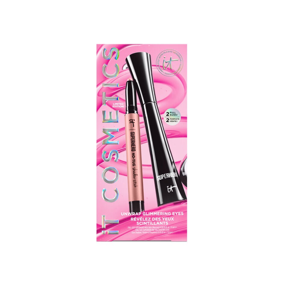 Unwrap Glimmering Eyes Mascara & Eyeshadow Stick Makeup Gift Set