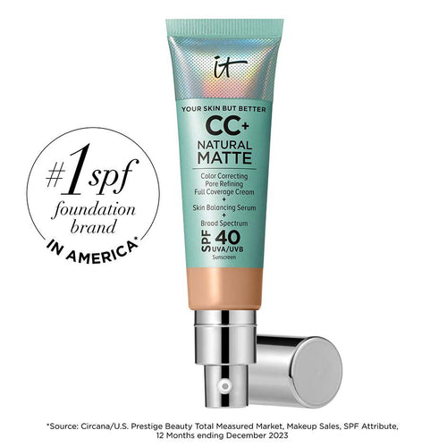 CC+ Cream Natural Matte Foundation with SPF 40