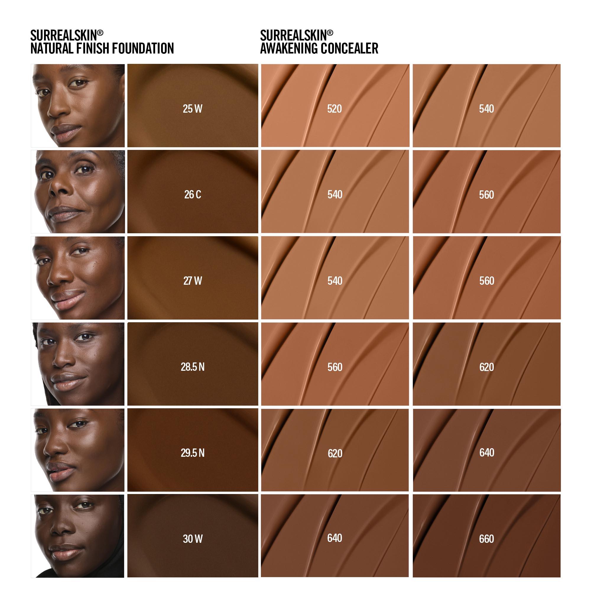 SURREALSKIN NATURAL FINISH FOUNDATION – SurrealSkin Natural Finish Foundation – 27 W