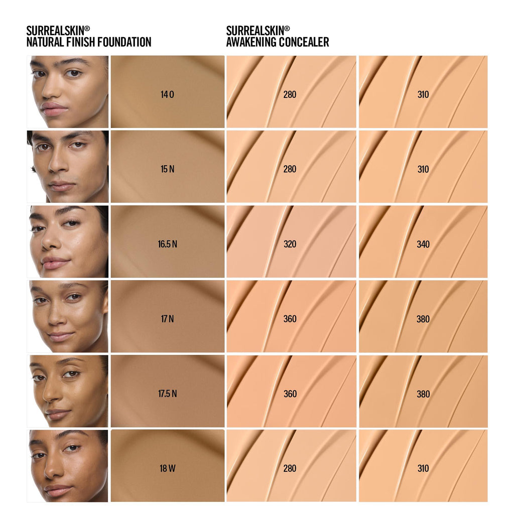 SURREALSKIN NATURAL FINISH FOUNDATION – SurrealSkin Natural Finish Foundation – 17.5 N