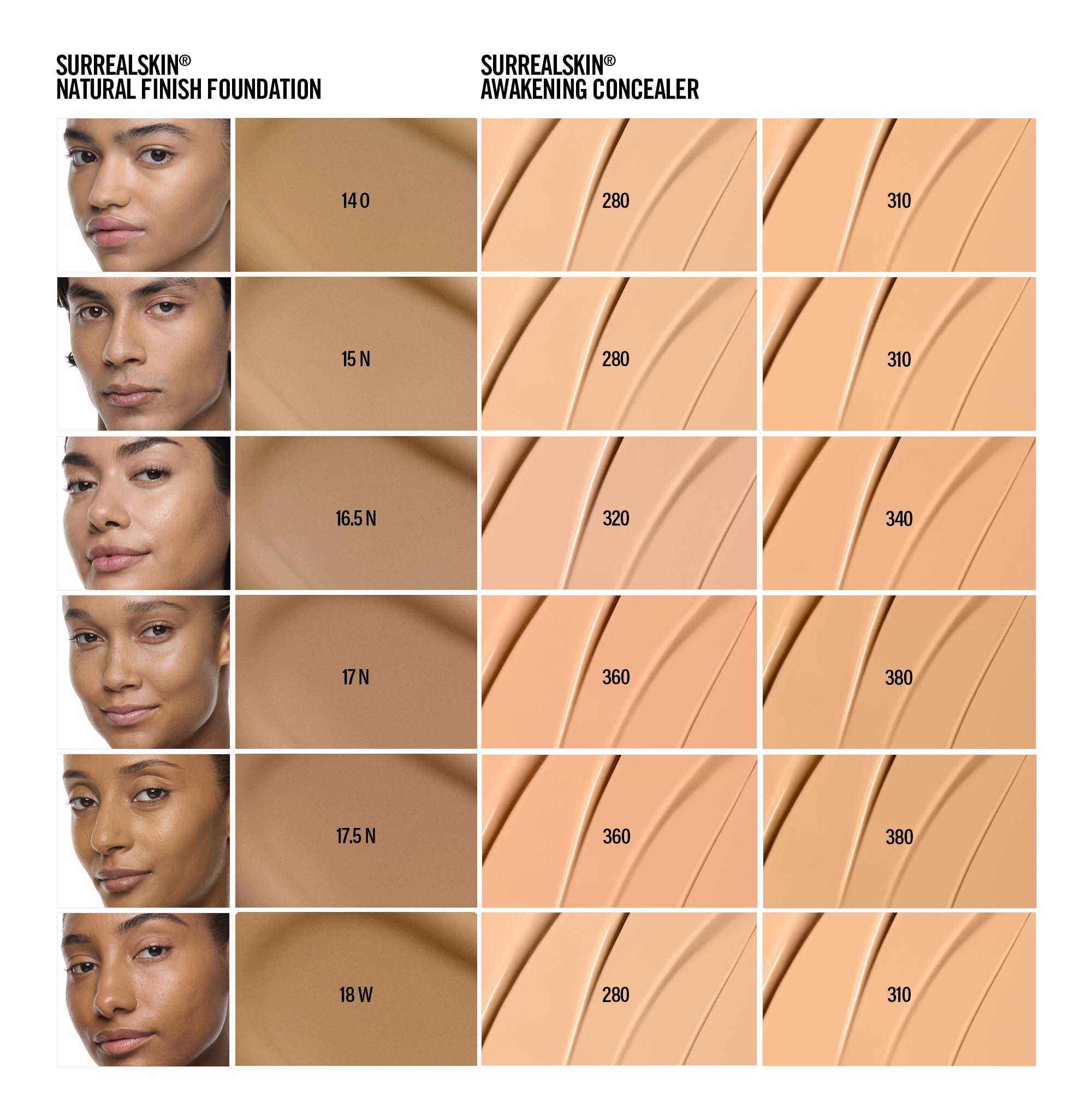 SURREALSKIN NATURAL FINISH FOUNDATION – SurrealSkin Natural Finish Foundation – 18 W
