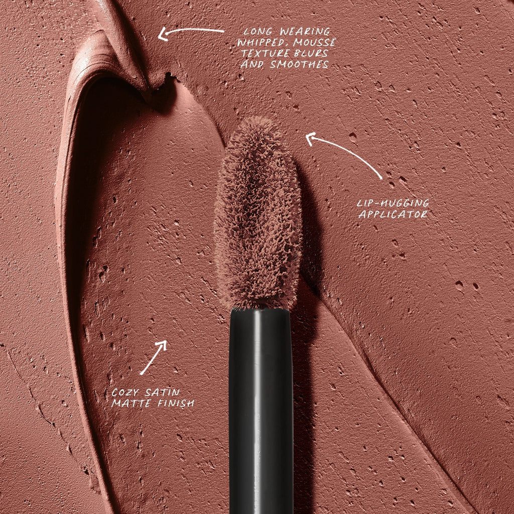 ULTRA SUEDE COZY LIP CREME – Ultra Suede Cozy Lip Creme – Mocha Latte (Cool Midtone Brown)