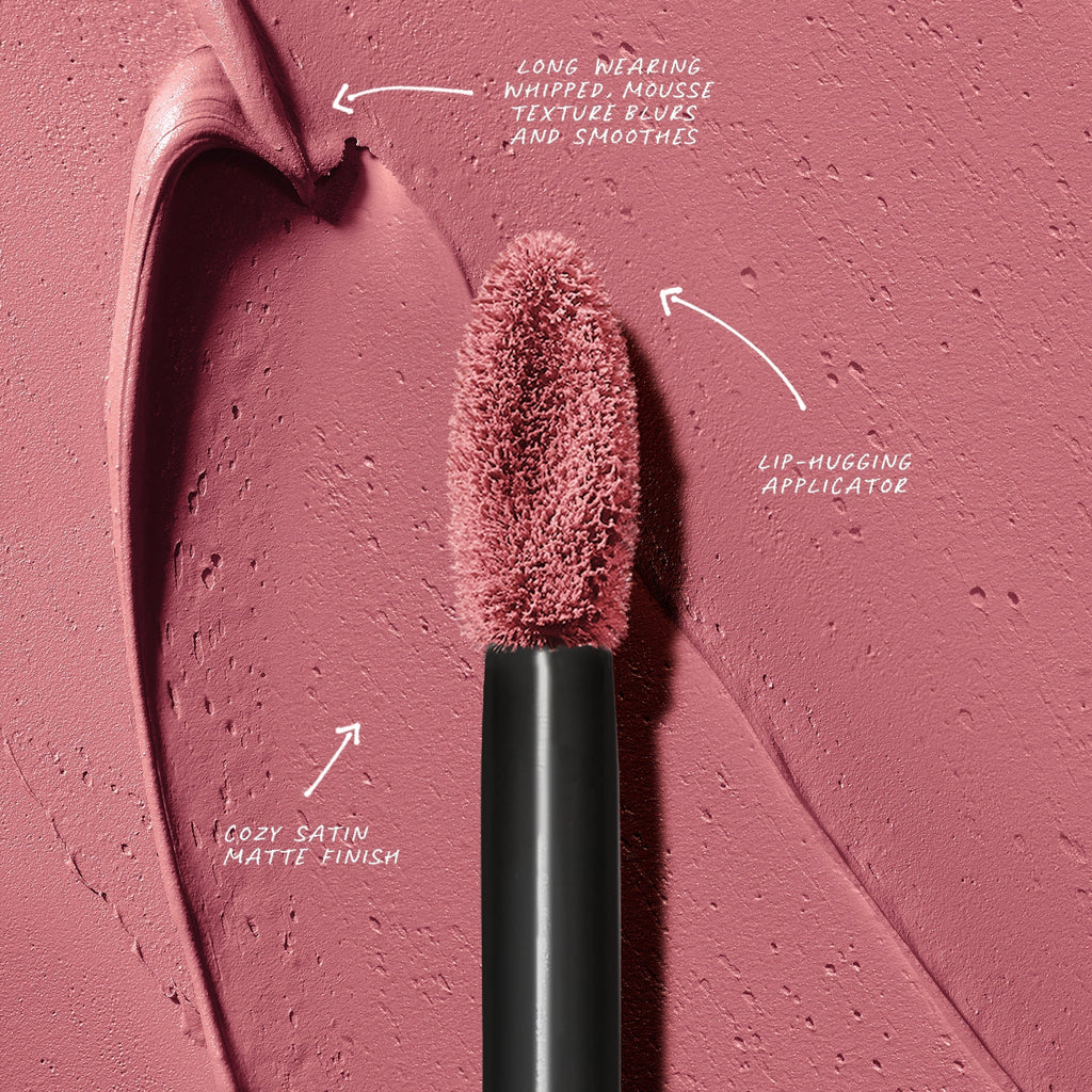 ULTRA SUEDE COZY LIP CREME – Ultra Suede Cozy Lip Creme – Miss Mauve (Cool Midtone Pink)