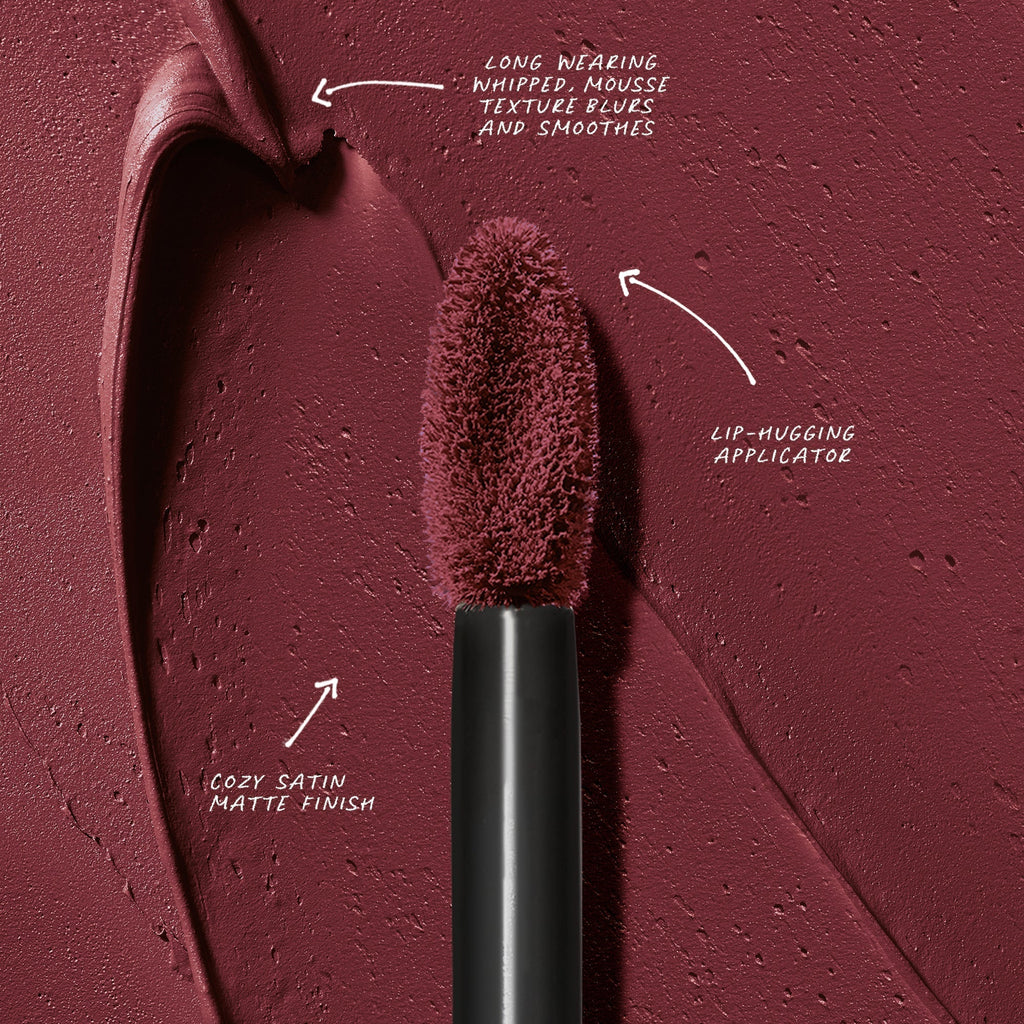 ULTRA SUEDE COZY LIP CREME – Ultra Suede Cozy Lip Creme – Vampish (Deep Plum Brown)