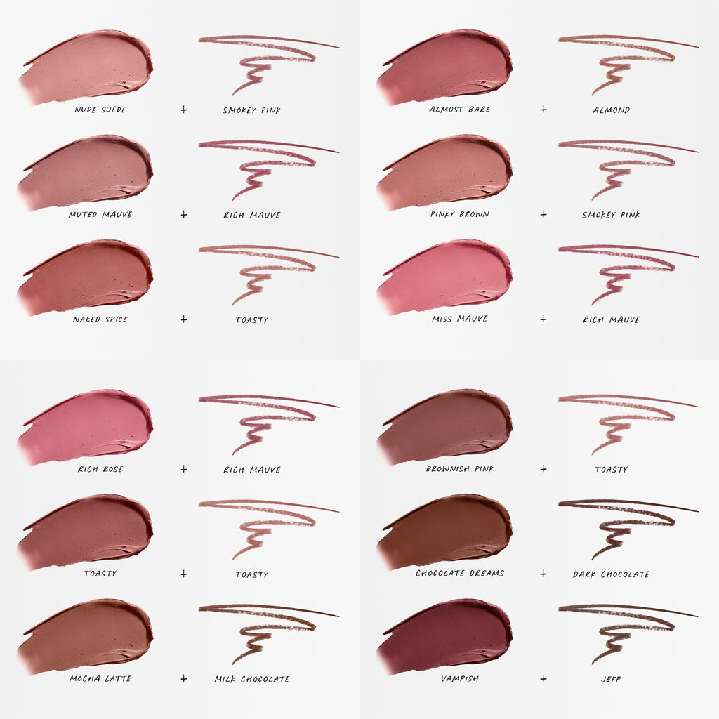 ULTRA SUEDE COZY LIP CREME – Ultra Suede Cozy Lip Creme – Almost Bare (Light Warm Brown Nude)